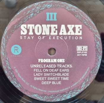 LP Stone Axe: Stay Of Execution 579726