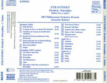 CD Igor Stravinsky: Firebird • Petrushka • Suites Nos. 1 And 2 415765