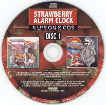 2CD Strawberry Alarm Clock: Strawberry Alarm Clock: 4 LPs On 2 CDs 589563