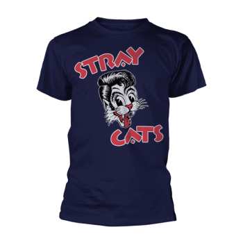 Merch Stray Cats: Tričko Cat Logo Stray Cats (navy)