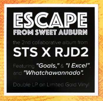 2LP RJD2: Escape From Sweet Auburn CLR 559913