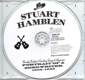 CD Stuart Hamblen: Honky Tonkin', Cowboy Songs & Hymns: Portrait Of A Songwriter 1929-1962 482024