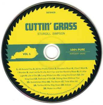 CD Sturgill Simpson: Cuttin' Grass - Vol​.​1 (The Butcher Shoppe Sessions) 643215