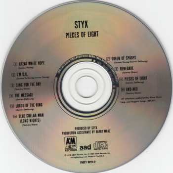 CD Styx: Pieces Of Eight 27969