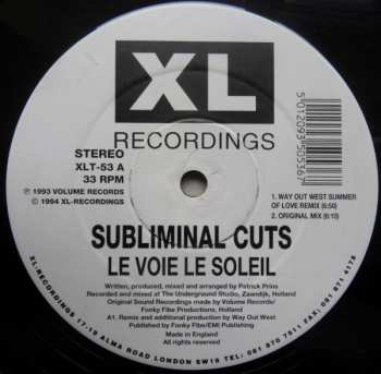 Album Subliminal Cuts: Le Voie Le Soleil