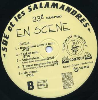 LP Sue Et Les Salamandres: En Scene 42442