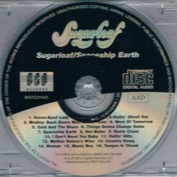 CD Sugarloaf: Sugarloaf / Spaceship Earth 644174