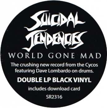 2LP Suicidal Tendencies: World Gone Mad 40829