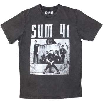 Merch Sum 41: Stone Wash Tričko Box Photo