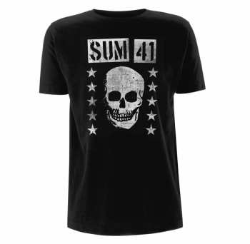 Merch Sum 41: Tričko Grinning Skull XXL