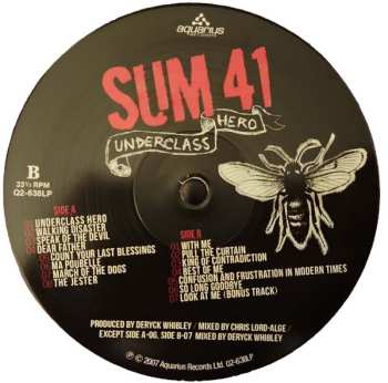 LP Sum 41: Underclass Hero CLR | LTD 593525