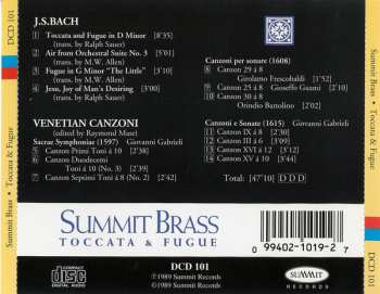 CD Summit Brass: Toccata & Fugue 307202