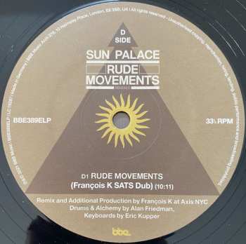 2LP Sun Palace: Rude Movements Remixes 77893