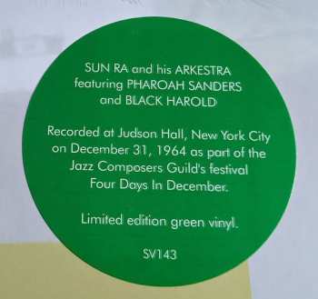 LP The Sun Ra Arkestra: Sun Ra And His Arkestra Featuring Pharoah Sanders / Featuring Black Harold  CLR | LTD 608552