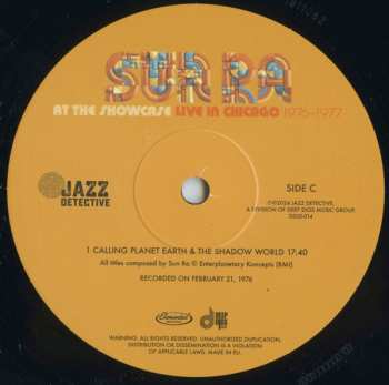 2LP Sun Ra: At The Showcase: Live In Chicago 1976-1977 DLX | LTD | NUM 597407