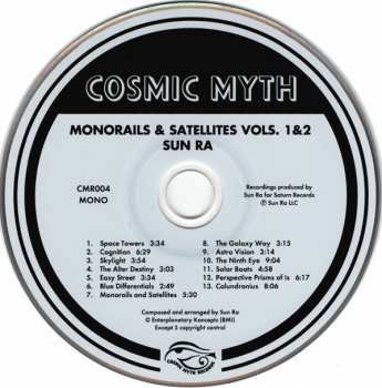 2CD Sun Ra: Monorails & Satellites (Works For Solo Piano Vols. 1, 2, 3) DLX 398965