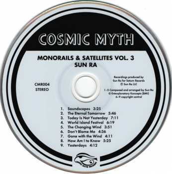 2CD Sun Ra: Monorails & Satellites (Works For Solo Piano Vols. 1, 2, 3) DLX 398965