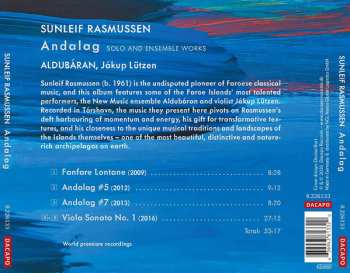 CD Sunleif Rasmussen: Andalog: Solo And Ensemble Works 599804