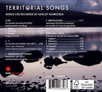 SACD DR Vokalensemblet: Territorial Songs (Works For Recorder By Sunleif Rasmussen) 649583