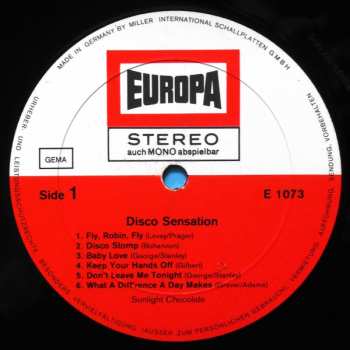 LP Sunlight Chocolate: Disco Sensation 387778