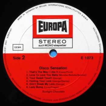 LP Sunlight Chocolate: Disco Sensation 387778