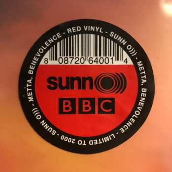 2LP Sunn O))): Metta, Benevolence BBC 6Music : Live On The Invitation Of Mary Anne Hobbs LTD 592964