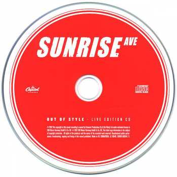 CD/DVD Sunrise Avenue: Out Of Style - Live Edition 27076