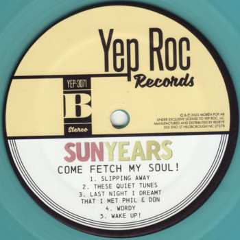 LP Sunyears: Come Fetch My Soul! CLR 586530