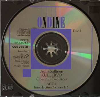 3CD Aulis Sallinen: Kullervo 566148