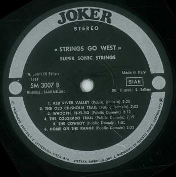 LP Super Sonic Strings: Strings Go West 123839