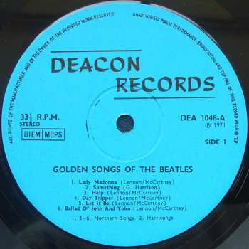 LP Supersession Workshop: Golden Songs Of The Beatles 543569