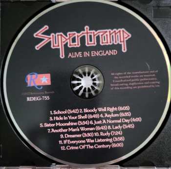 CD Supertramp: Alive In England 631594