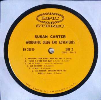 LP Susan Carter: Wonderful Deeds And Adventures 619478