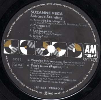 LP Suzanne Vega: Solitude Standing 425578