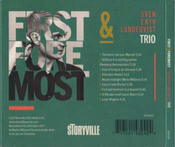 CD Sven Erik Lundeqvist Trio: First & Foremost DIGI 534013