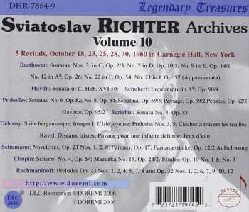 6CD/Box Set Sviatoslav Richter: Carnegie Hall, New York, October 19, 23, 25, 28, 30, 1960 - Sviatoslav Richter Achives, Vol. 10 304842