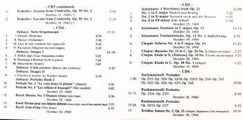 6CD/Box Set Sviatoslav Richter: Carnegie Hall, New York, October 19, 23, 25, 28, 30, 1960 - Sviatoslav Richter Achives, Vol. 10 304842