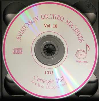 6CD/Box Set Sviatoslav Richter: Carnegie Hall, New York, October 19, 23, 25, 28, 30, 1960 - Sviatoslav Richter Achives, Vol. 10 304842