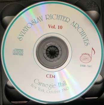 6CD/Box Set Sviatoslav Richter: Carnegie Hall, New York, October 19, 23, 25, 28, 30, 1960 - Sviatoslav Richter Achives, Vol. 10 304842