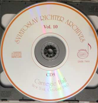 6CD/Box Set Sviatoslav Richter: Carnegie Hall, New York, October 19, 23, 25, 28, 30, 1960 - Sviatoslav Richter Achives, Vol. 10 304842