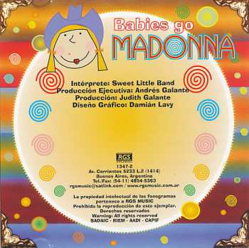 CD Sweet Little Band: Babies Go Madonna 495378