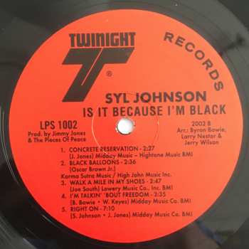 LP Syl Johnson: Is It Because I’m Black 570748