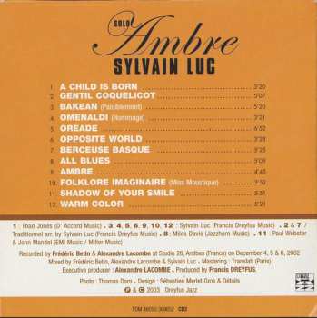 3CD/Box Set Sylvain Luc: 3 Original Album Classics 647098