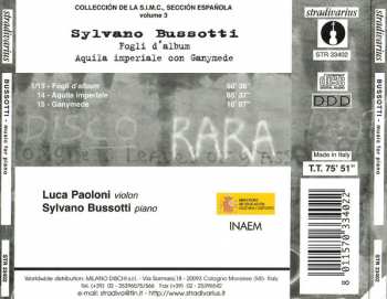 CD Sylvano Bussotti: Fogli D'Album / Aquila Imperiale Con Ganymede 307980