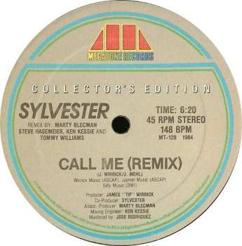 LP Sylvester: Call Me (Remix) / Good Feelin' 585819