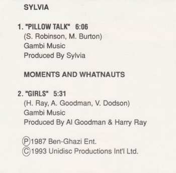 CD Sylvia Robinson: Pillow Talk / Girls 651780