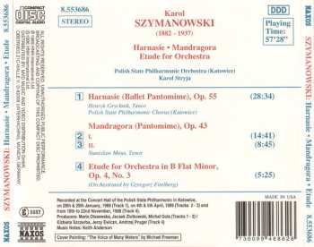 CD Karol Szymanowski: Harnasie (Ballet Pantomime) • Mandragora (Pantomime) • Etude For Orchestra 565350