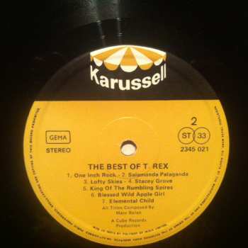 LP T. Rex: The Best Of T. Rex 68925