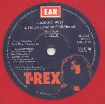 SP T. Rex: Funky London Childhood CLR 640661