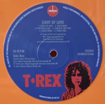 LP T. Rex: Light Of Love CLR 608817